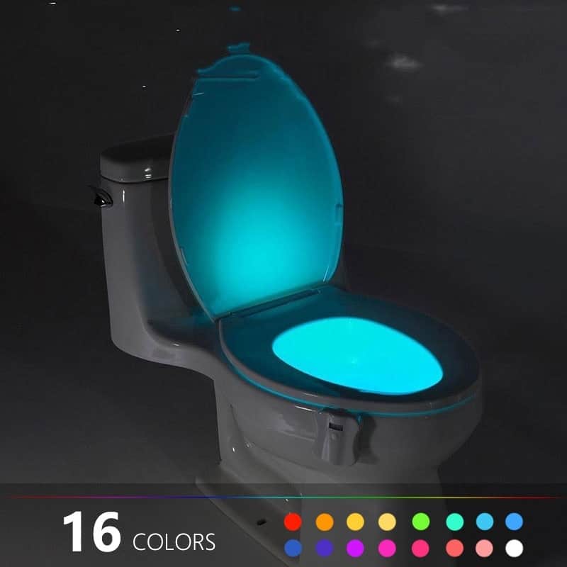 Led Motion Sensor Toilet Night Light, Motion Sensor Led Light For Bathroom